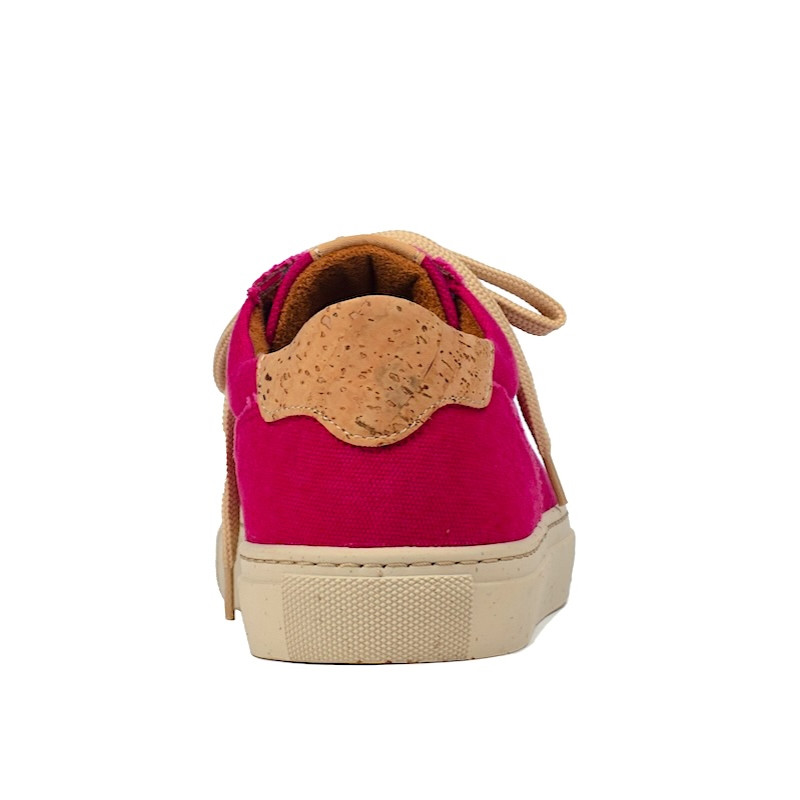 Made in Portugal EU36-42 Eco-Friendly Organic Cotton Canvas Color Flamingo